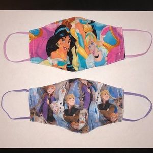 Handmade toddler's Disney mask princess & Frozen